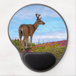Deer Gel Mousepad Coastal Wildflower Wildlife