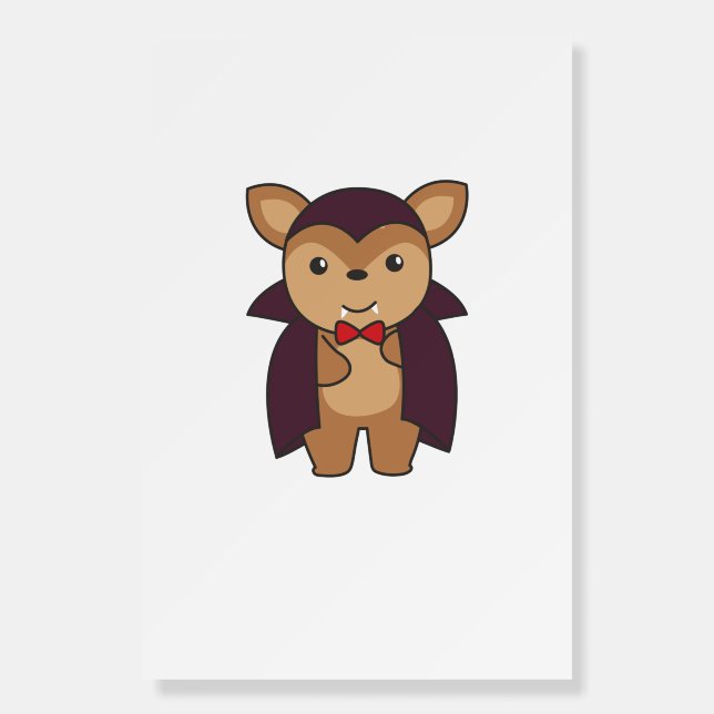 Deer Halloween Cute Devil Vampire Costume Foam Board (Front)