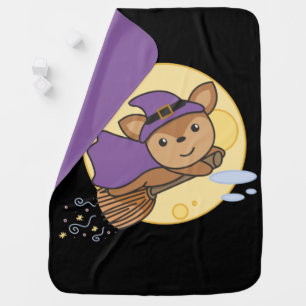 Deer Halloween Witch Kids Witch Costume Baby Blank Blanket