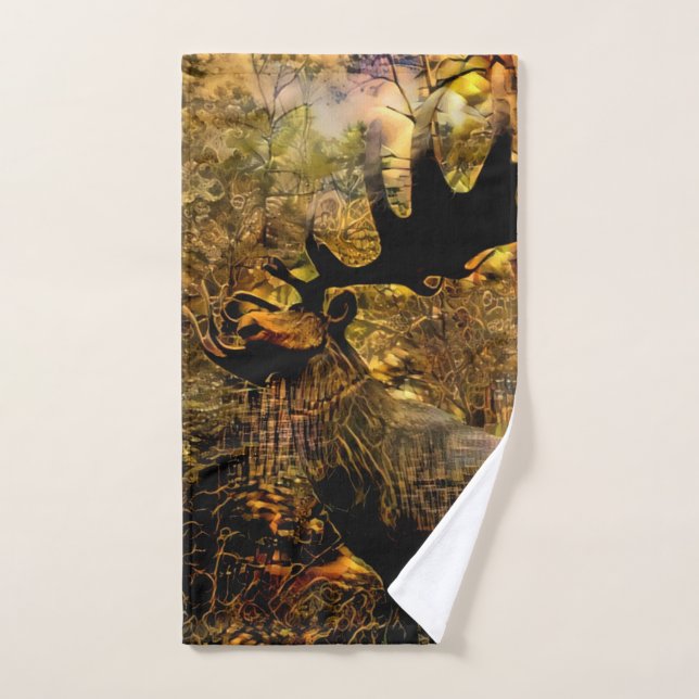 deer hand towel  (Hand Towel)