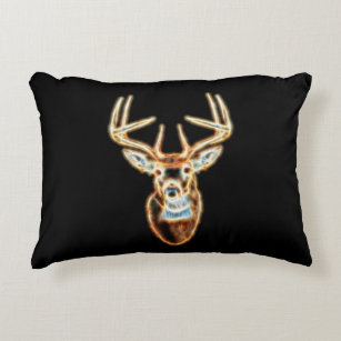 Deer Head digital Energy Spirit Decorative Pillow