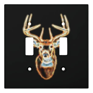 Deer Head digital Energy Spirit Light Switch Cover