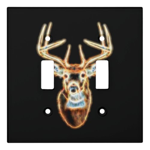 Deer Head digital Energy Spirit Light Switch Cover