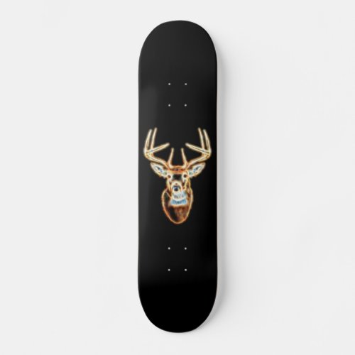 Deer Head digital Energy Spirit Skateboard Deck