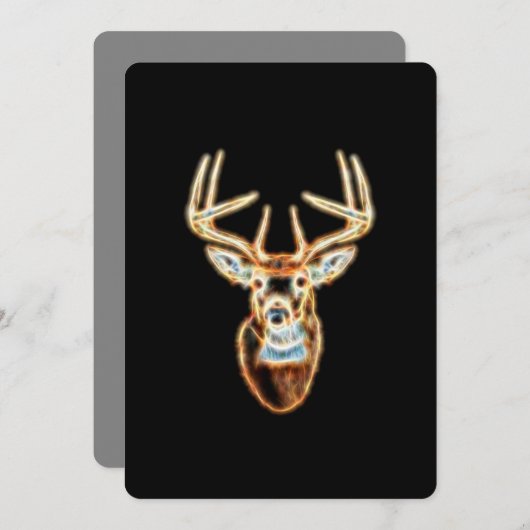 Deer Head Energy Spirit designs (Front/Back)