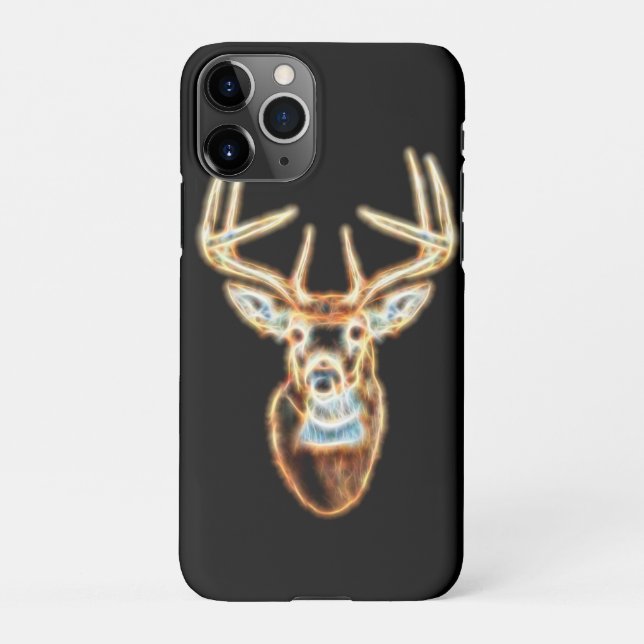 Deer Head Energy Spirit   iPhone Case (Back)