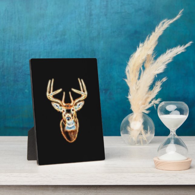Deer Head Energy Spirit Plaque (Side)