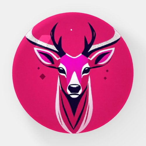 Deer Head Logo Paperweight Adds Charm to Any Desk
