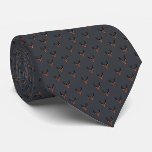 Deer Head Neck Tie