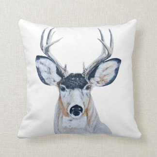 Deer Head Pillow