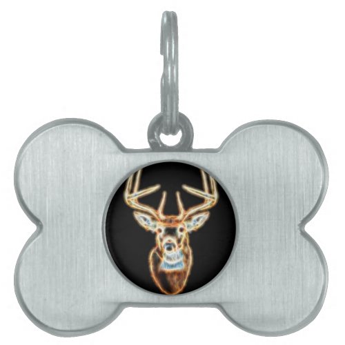 Deer Head pure Energy Spirit Pet ID Tag