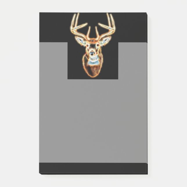Deer Head pure Energy Spirit Post-it Notes (Front)