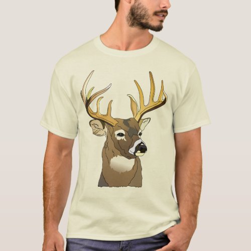 Deer Head T_Shirt