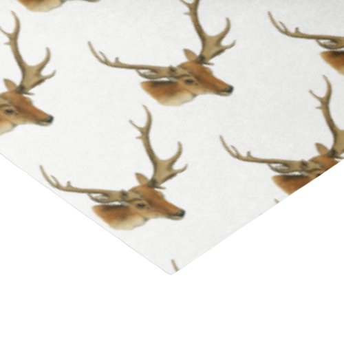 Deer Head with Medium Antlers 1 Tissue Paper