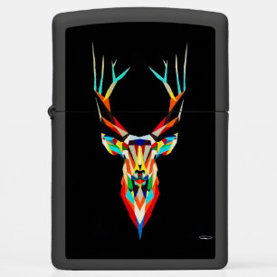 Deer Head Zippo Pocket Lighter