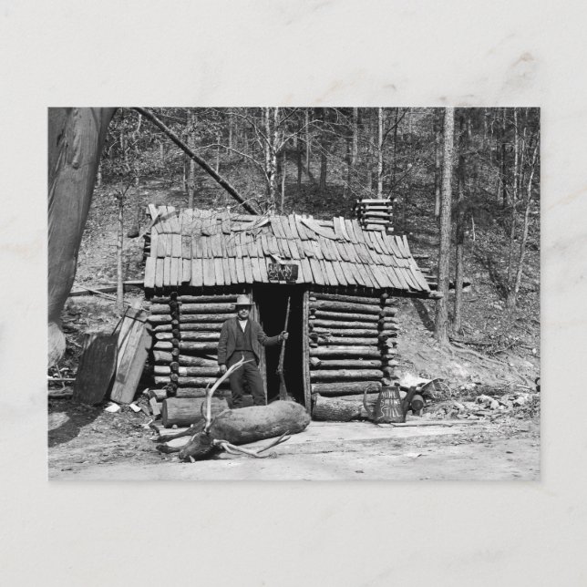 Deer Hunter, 1901 Postcard (Front)