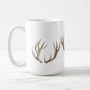 Deer Hunter Antlers Coffee Mug