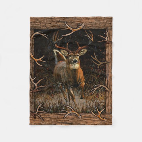 Deer Hunter Blanket Gift For Dad