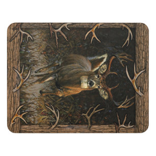 Deer Hunter Blanket, Gift For Dad, Funny Hunter Door Sign