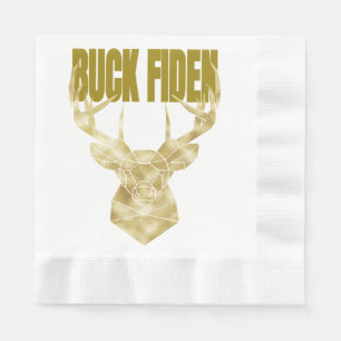 Deer Hunter Buck Fiden Political Anti-BIden Wall H Napkins