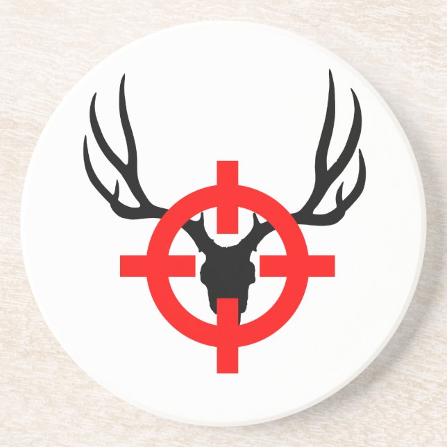 Deer Hunter - Bullseye Drink Coaster (Front)
