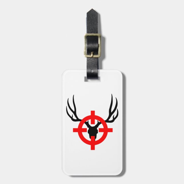 Deer Hunter - Bullseye Luggage Tag (Front Vertical)