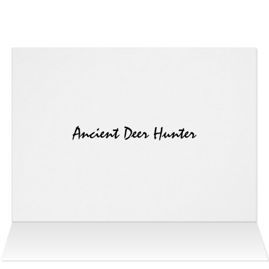 Deer Hunter Cards (Inside Horizontal (Top))
