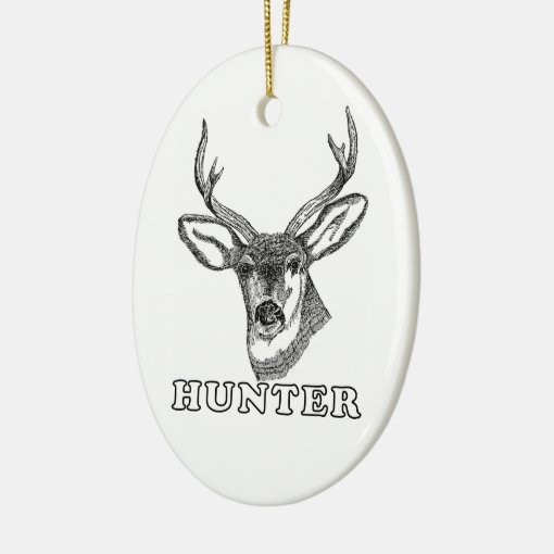 Deer Hunter Christmas Ornament Zazzle