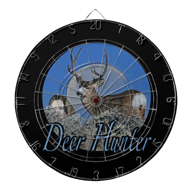 Deer Hunter Dartboard With Darts (Front)