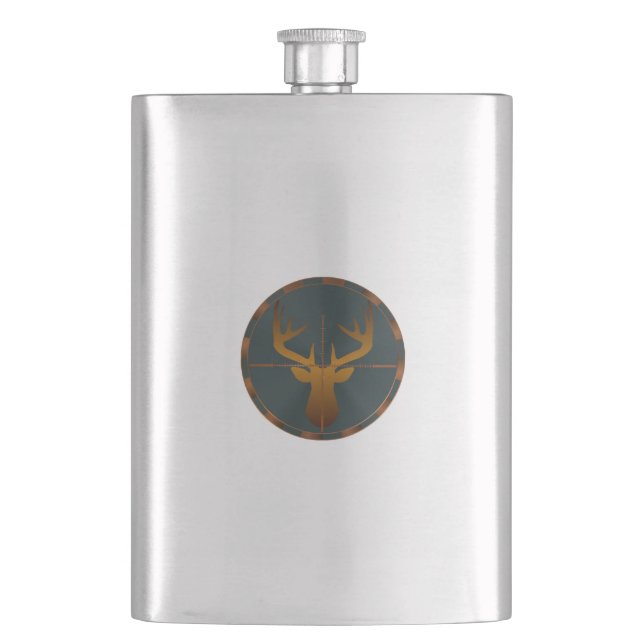 Deer Hunter Flask (Front)