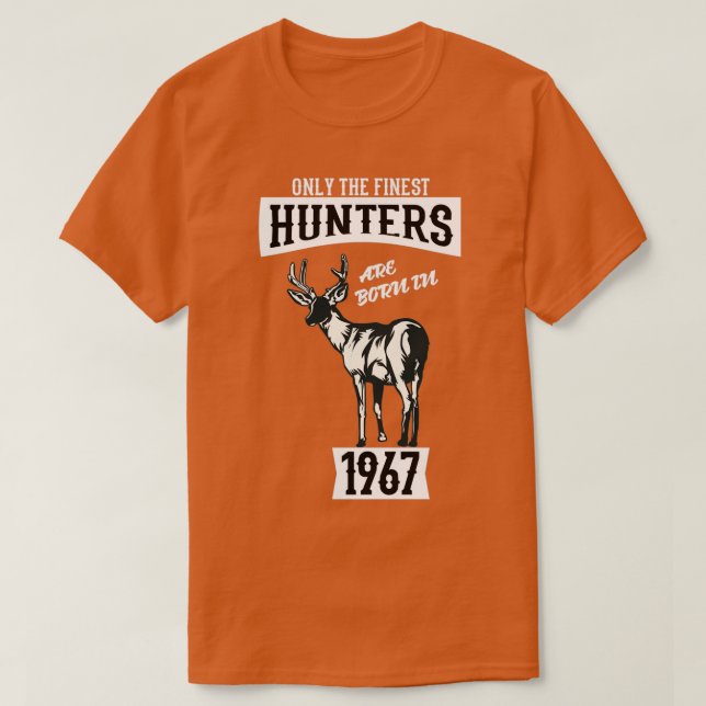 Deer Hunter Hunting 53th Birthday Gift T-Shirt (Design Front)