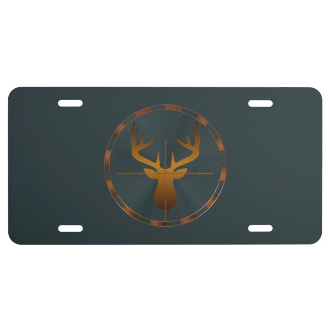 Deer Hunter License Plate (Front)