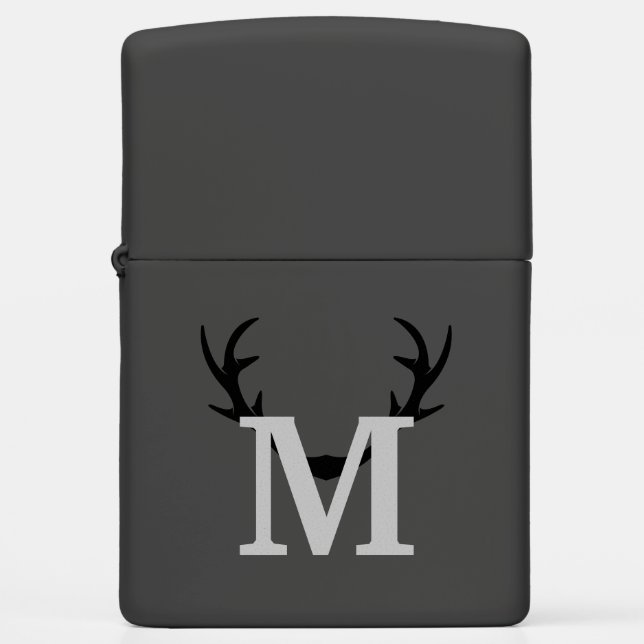 Deer Hunter Monogram Zippo Lighter (Front)