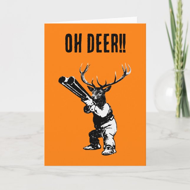 Deer Hunter Oh Deer Card (Front)