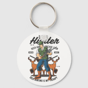 Deer hunter Quote Keychain