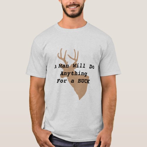 Deer Hunters Humorous T_Shirt