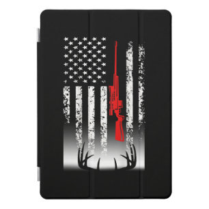 Deer hunting American Flag Hunting iPad Pro Cover