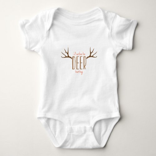 Deer Hunting Baby Bodysuit