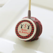 Deer Hunting Birthday Party Cake Topper Pops (Front Insitu)
