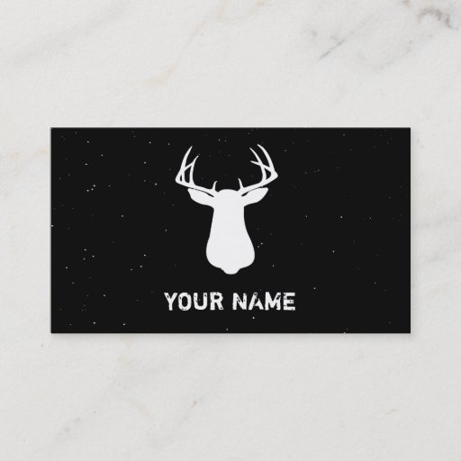 Customizable DEER HUNTING - Business Card Template