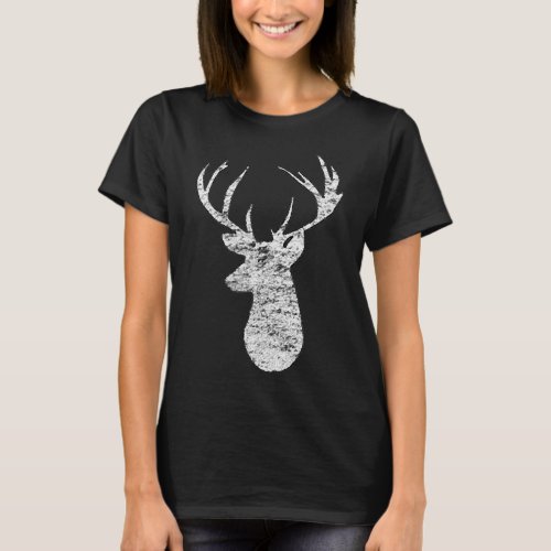 Deer Hunting Camo Flag 2_Sided  T_Shirt