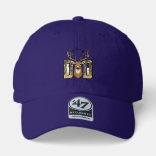 Deer Hunting Dad Camo Buck Vector Shirt Design_1 47 Brand Hat