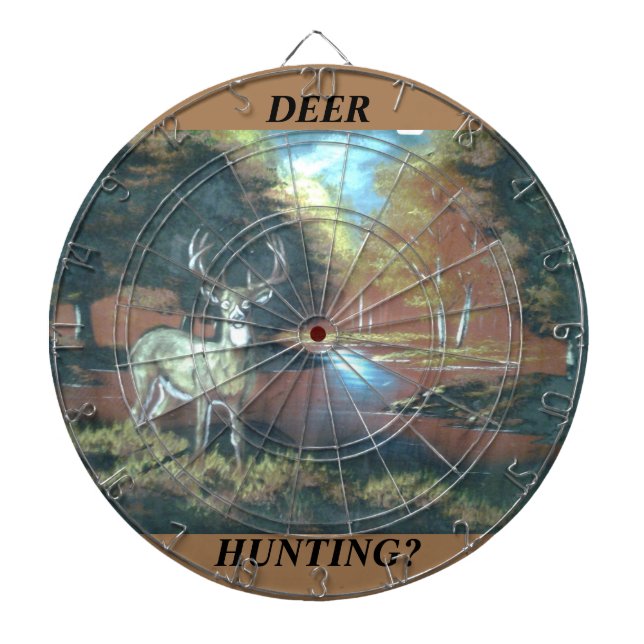 Deer Hunting Dart Board (Front)