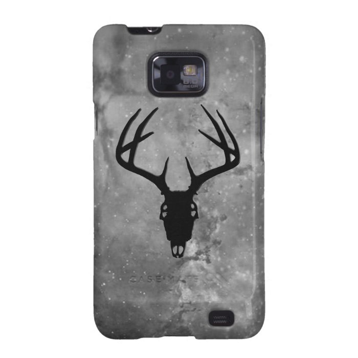 Deer Hunting   Deer Skull Silhouette Galaxy SII Case