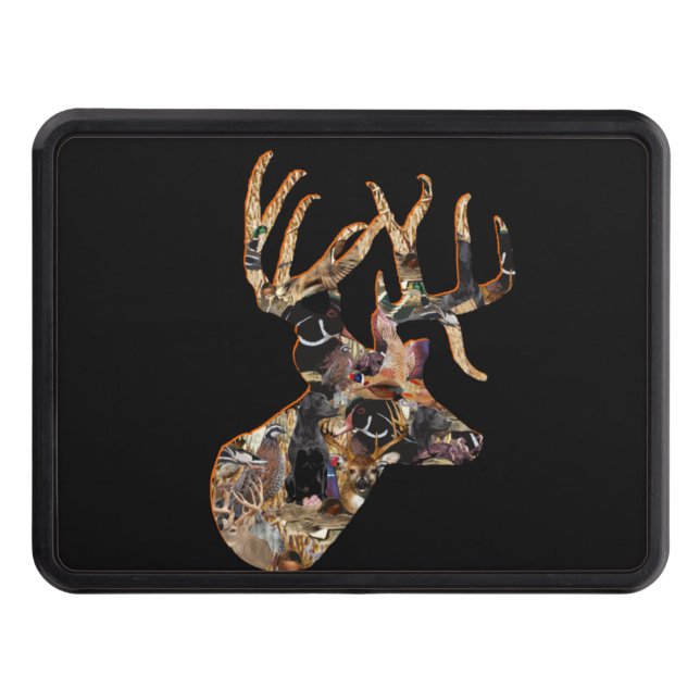 Deer Hunting Gifts, Deer Hitch Cover (Front)