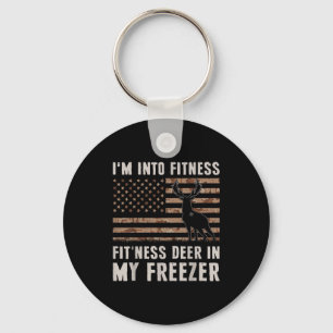 Deer Hunting I'm Into Fitness Fit'ness Deer In My  Keychain