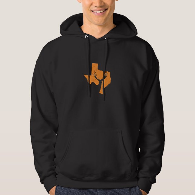Deer Hunting In Texas We Love Hunting Deer Hoodie (Front)