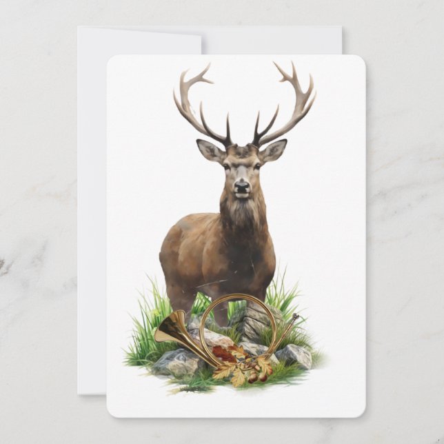 Deer Hunting Invitation (Front)