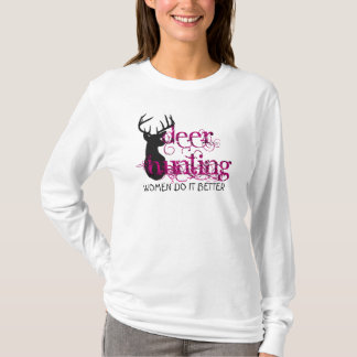 Deer Hunting Ladies T-Shirt