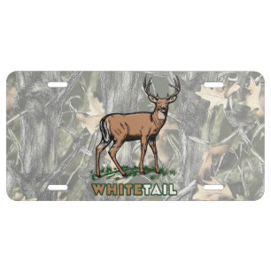 Deer Hunting License Plate